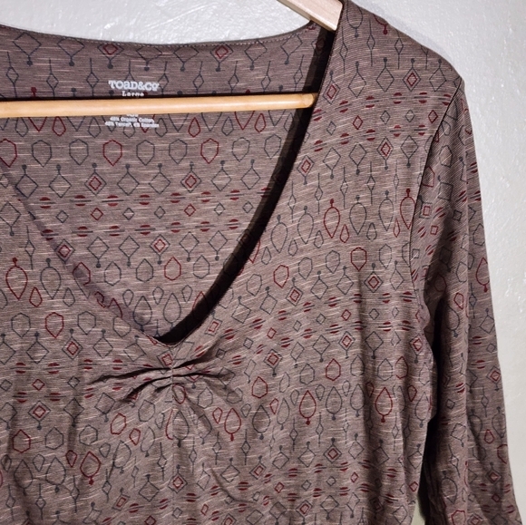 Toad&Co Brown Patterned Pants - Picture 3 of 5